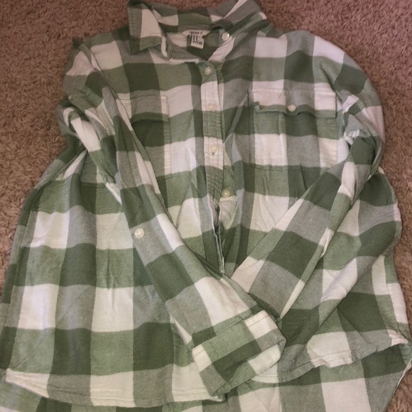 Forever 21 Tops - Green & White F21 Flannel Forever 21 Tops - Green & White F21 Flannel